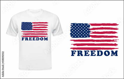 American Flag Freedom Design
