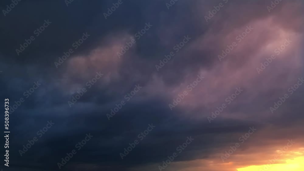 Light to dark sundown clouds bg from evening to night Light to dark sundown clouds bg from evening to night