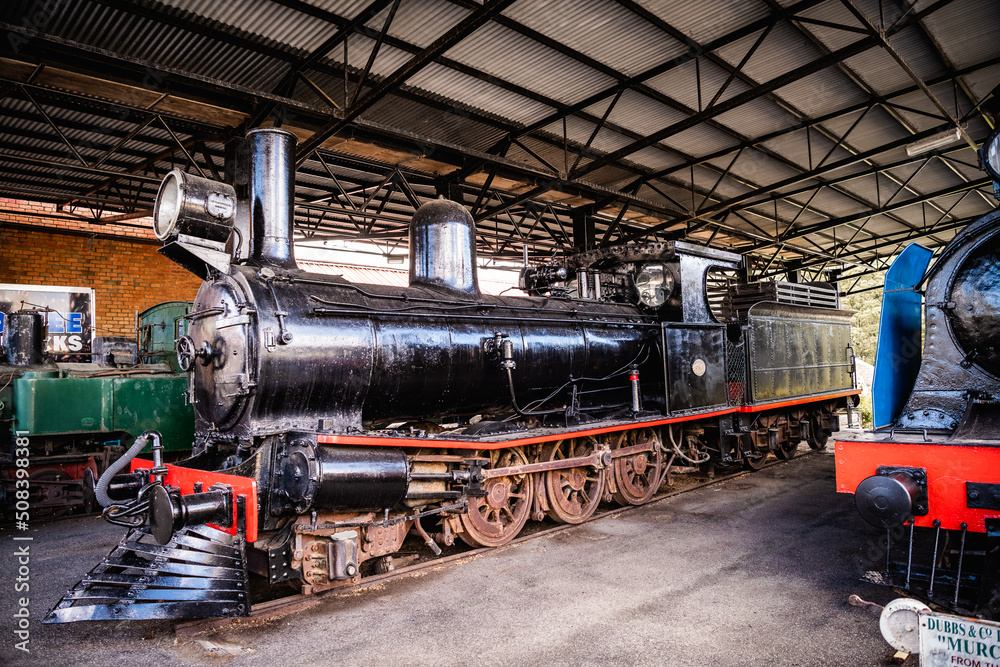 Fototapeta premium old steam train