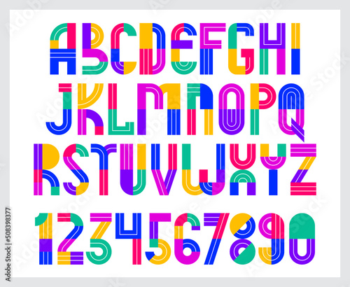Children colorful geometric...