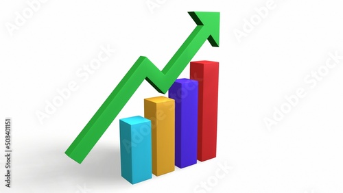 histogram columns up and statistics finance 3d-rendering Free Download histogram columns up and statistics finance 3d-rendering - GFXLoad