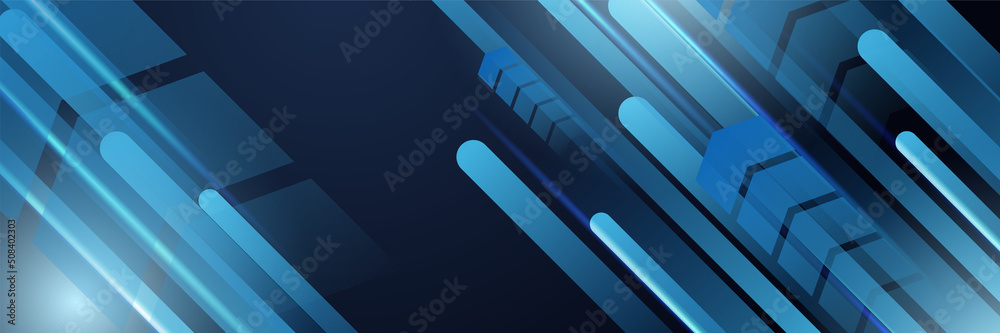 abstract blue technology banner design abstract blue technology banner design
