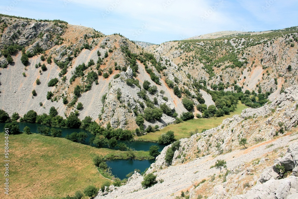 valley of the lovely Krupa river in Dalmatia,  Croatia