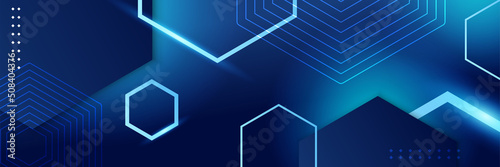 Wide Cyber security internet and networking concept. Hi-tech vector illustration with various technology elements. Abstract global sci fi concept. Digital internet communication on blue background.