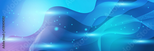 Wide Cyber security internet and networking concept. Hi-tech vector illustration with various technology elements. Abstract global sci fi concept. Digital internet communication on blue background.