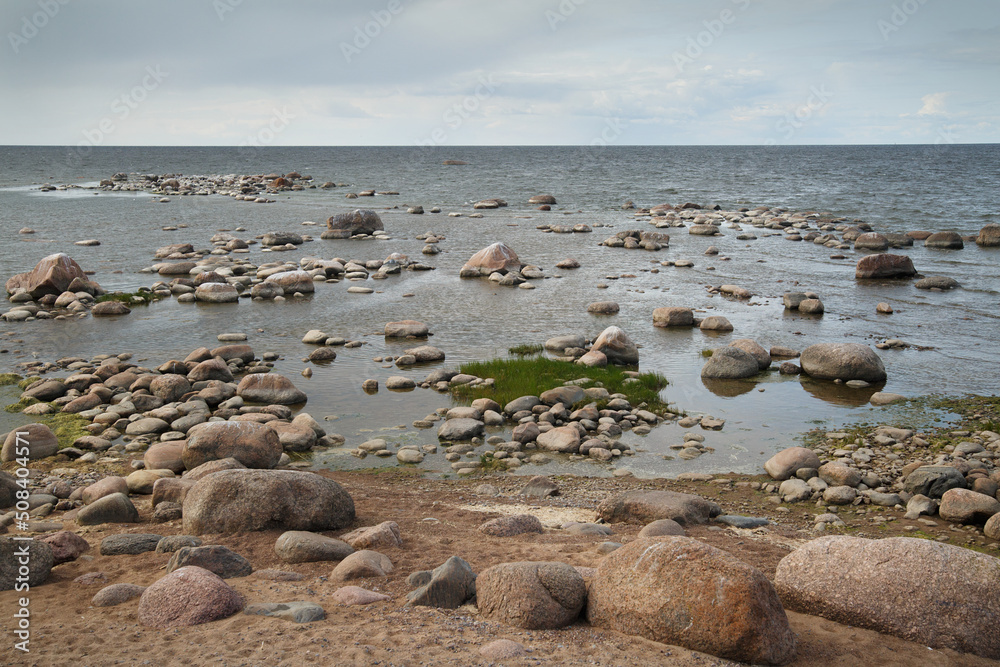 Rocky coast of the Gulf of Finland.