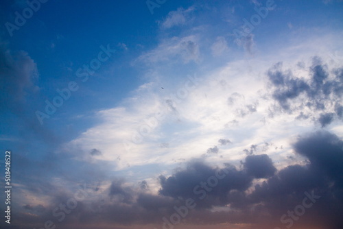 Fototapeta Naklejka Na Ścianę i Meble -  Dramatic sky ovet the sea