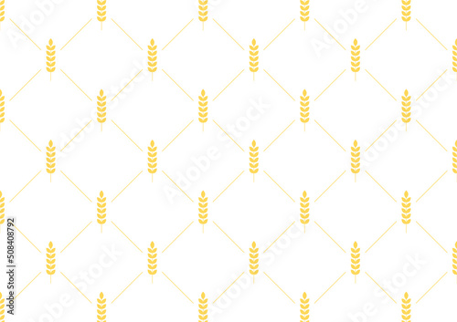 Wheat pattern wallpaper. oat symbol. free space for text. rice sign. Rice pattern wallpaper.