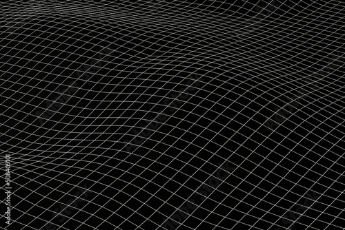 Abstract Wave Pattern Technology Background. 3d render