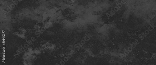 Black and dark gray watercolor texture, background, Gray smoke on black color abstract watercolor background, Vector Illustration