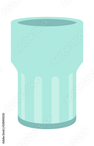 Faceted glass icon. Vector illustration