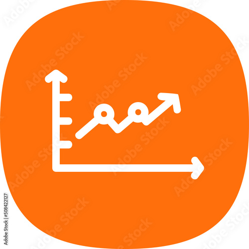 Upward Trend in Graph Icon