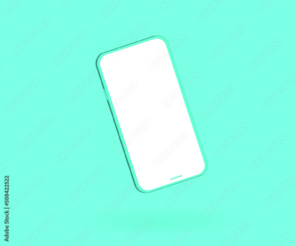 Full screen smartphone mockup design Full screen smartphone mockup design