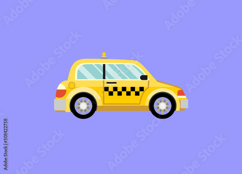 taxi car illustration