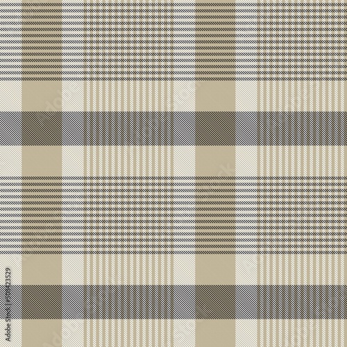 Brown Asymmetric Plaid textured Seamless Pattern