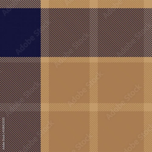 Brown Asymmetric Plaid textured Seamless Pattern