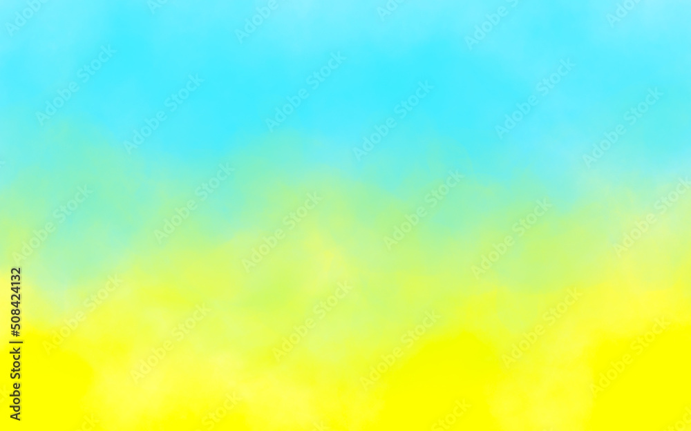 blue and yellow watercolor gradient. flag of Ukraine blue and yellow watercolor gradient. flag of Ukraine