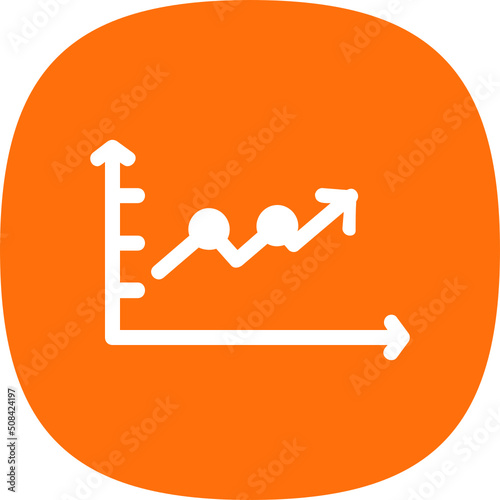 Upward Trend in Graph Icon
