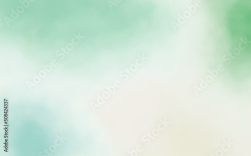 Abstract art light green background with liquid texture