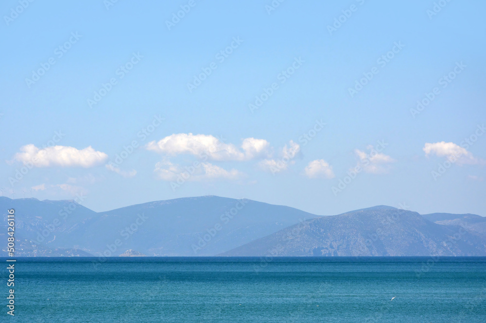 Seaside view in Euboea, Greece
