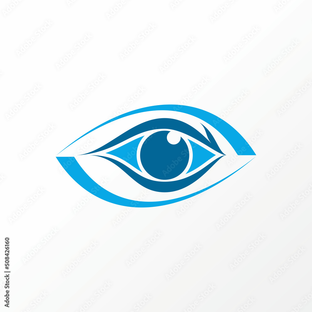Very unique but simple flip or backword line art out single eye on ellipse image graphic icon logo design abstract concept vector stock. Can be used as a symbol related to health or focus Very unique but simple flip or backword line art out single eye on ellipse image graphic icon logo design abstract concept vector stock. Can be used as a symbol related to health or focus