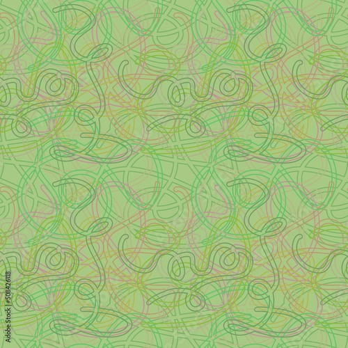 Cartoon waves seamless abstract pattern for textiles and packaging and gifts and cards and linens and kids