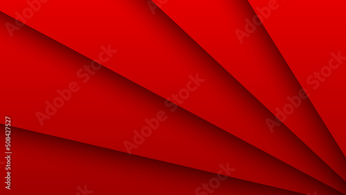 Abstract modern red gradient color geometric pattern background for graphic design decoration
