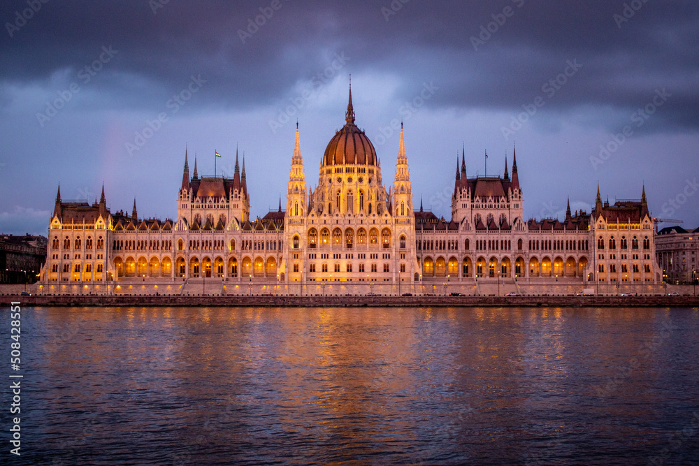 Parliament building in Budapest, Hungary Parliament building in Budapest, Hungary
