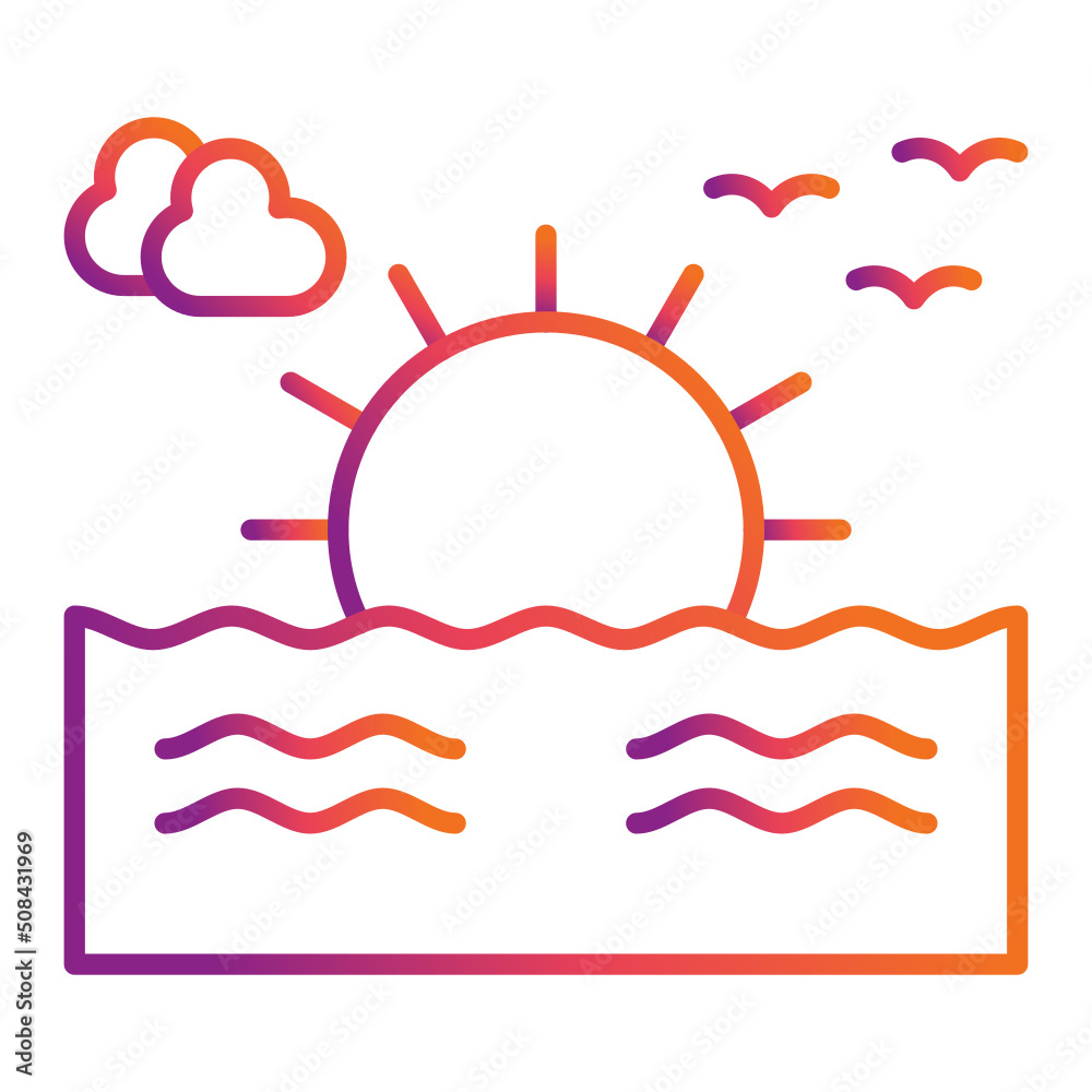 Sunset Icon Sunset Icon