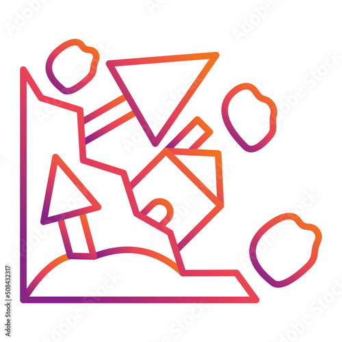 Land Slide Icon