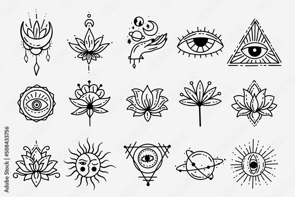 space-symbol-tattoo