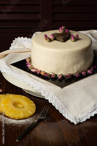 chocolate cake on a plate