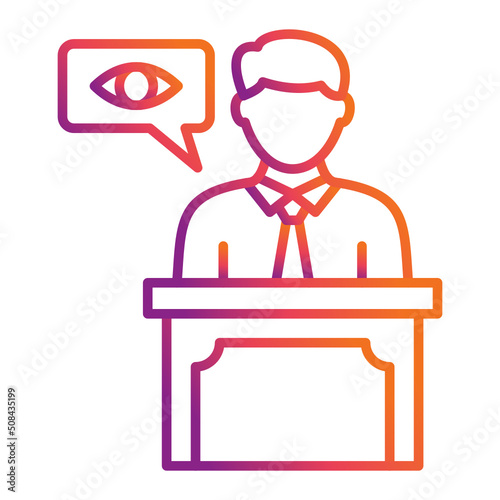 Eye Witness Icon