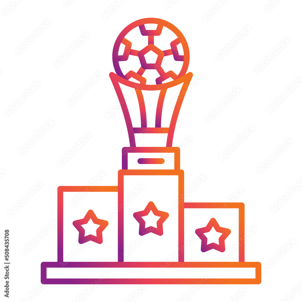 Fototapeta premium Podium Icon