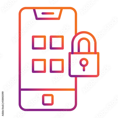 Free Download Mobile Security Icon - GFXLoad