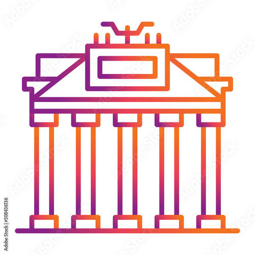 Brandenburg gate Icon