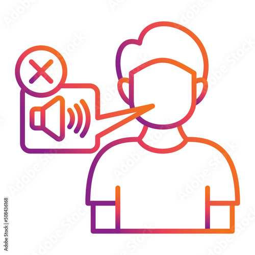 Inability To Speak Icon