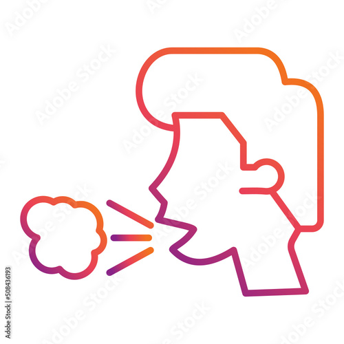 Difficulty Breathing Icon