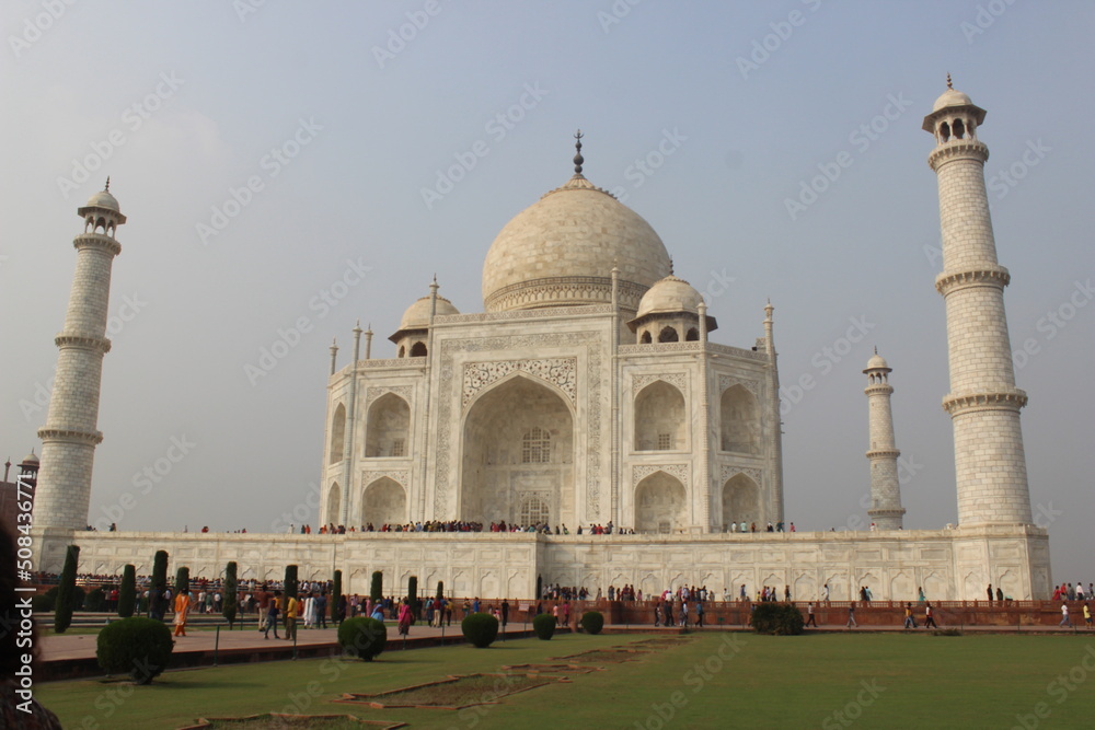 Taj Mahal. Seven Wonders of World.