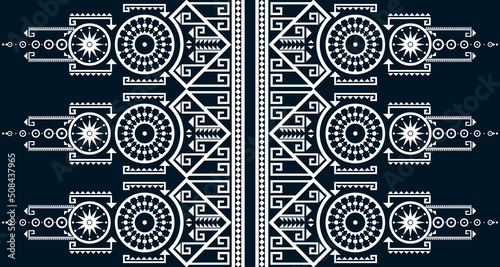geometric vertical seamless pattern white abstract ethnic design Indigenous EP.98