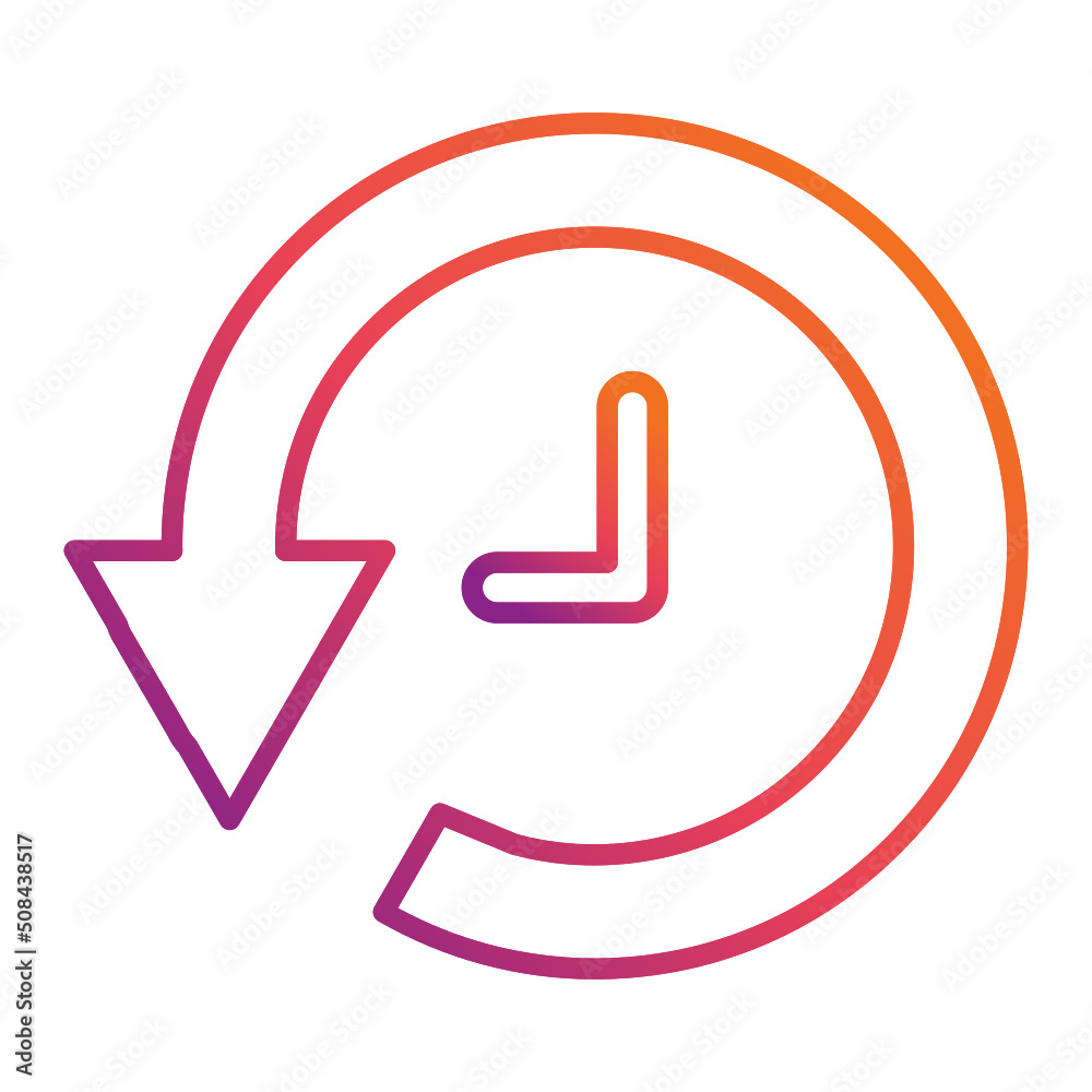 History Clock Icon History Clock Icon
