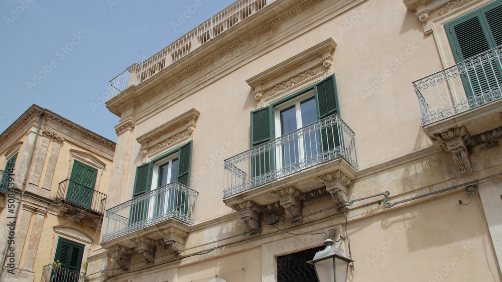 palace (maggiore) in ragusa in sicily (italy) 