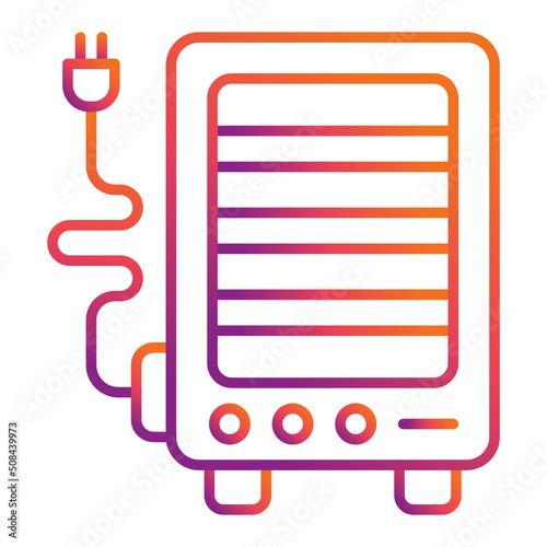 Electric Heater Icon