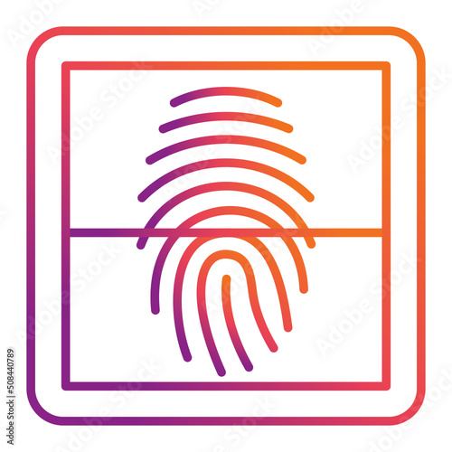 Fingerprint Scanner Icon