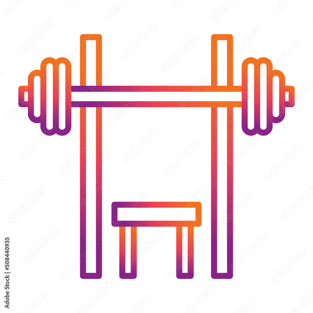 Bench Press Icon Bench Press Icon