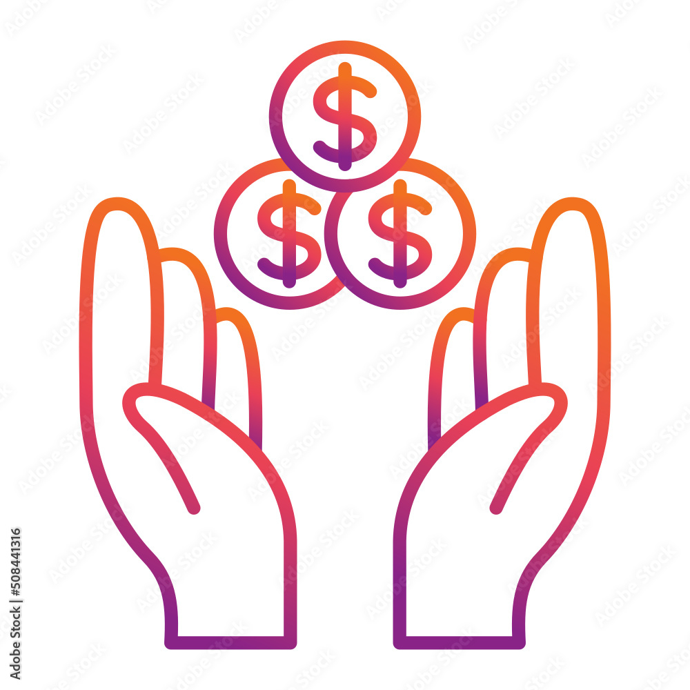 Fototapeta premium Saving Icon