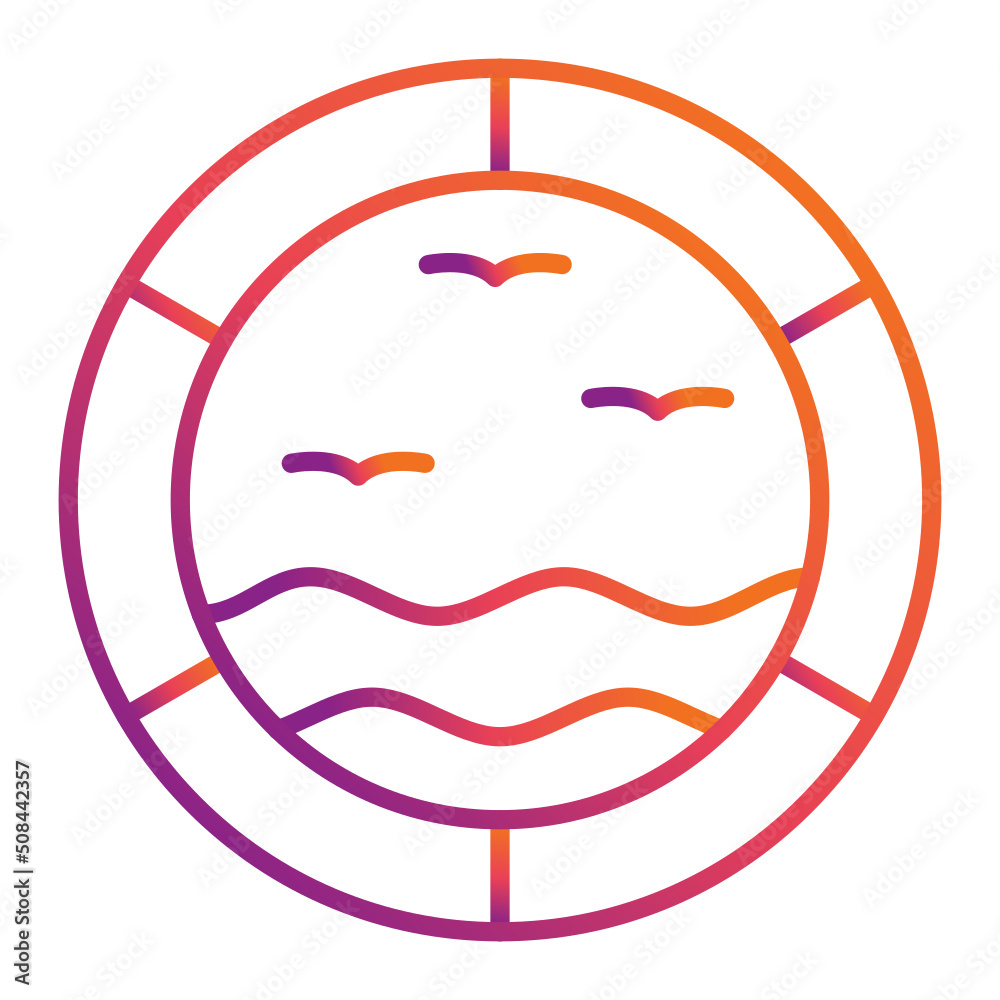 Obraz premium Porthole Icon