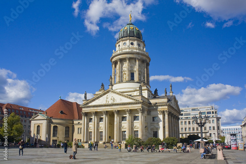 French cathedral on Gendarmenmarkt Square in Berlin, Germany