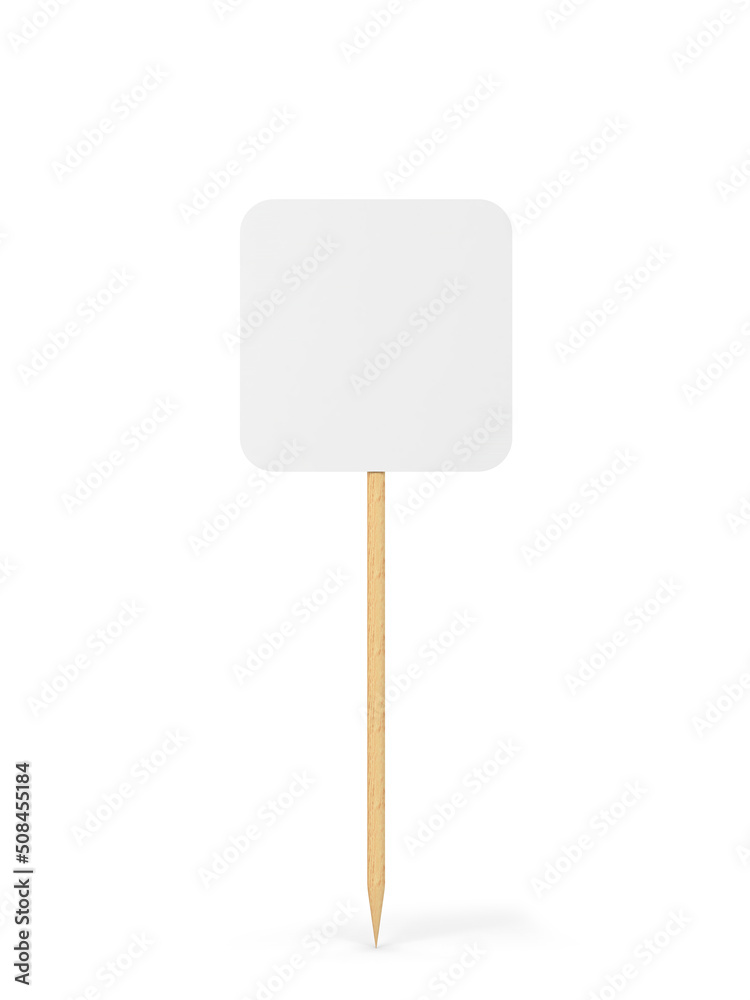 Blank decorative toothpick topper for cake and other food Blank decorative toothpick topper for cake and other food