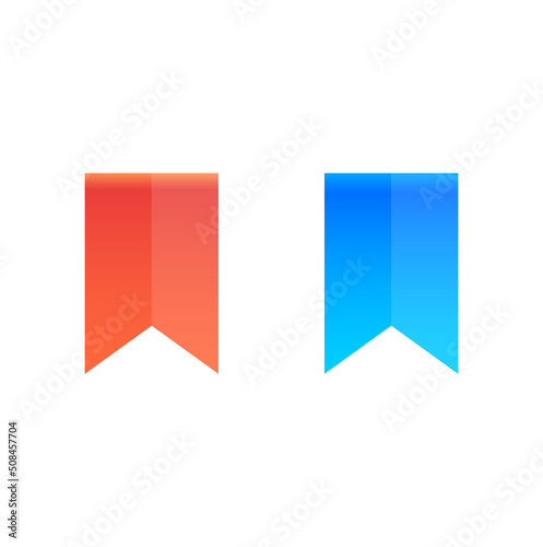 Free Download Bookmark icons design. User interface icon design. Vector illustration. - GFXLoad